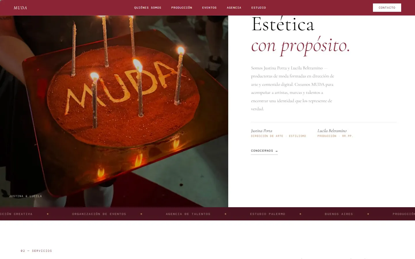 MUDA, pantalla 2